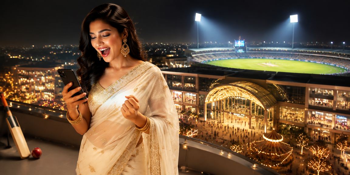 Indian cricket betting app with traditional attire